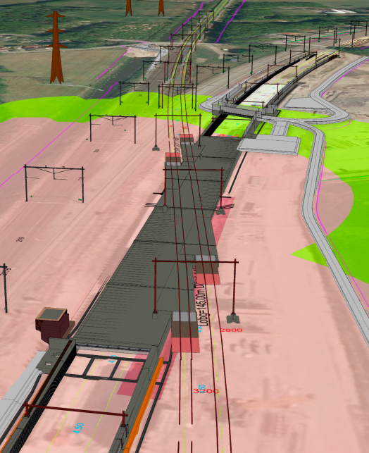 ArGIS® 3D Scene of railway underpass | Courtesy of VolkerWessels